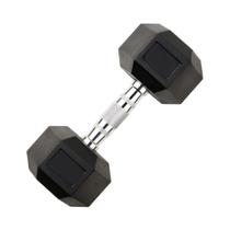 Halter Sextavado Emborrachado 12,5kg Ahead Sports Unidade Individual Profissional Halter Sextavado Emborrachado 12,5kg Ahead Sports Unidade Individual Profissional
