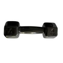 Halter Sextavado Emborrachado 4kgs Musculação Academia Em Casa