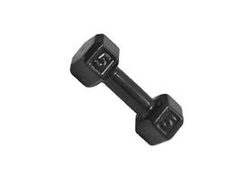 Halter Sextavado Emborrachado Para Musculação Academia 05 kg