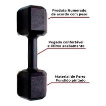 Halter Sextavado Pintado 1 ao 5 Kg Unidade Treino em Casa Musculação Academia Funcional Peso Para Braço Pe Halter Sextavado Pintado 1 ao 5 Kg Unidade Treino em Casa Musculação Academia Funcional Peso Para Braço Pe