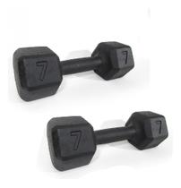 Halter Sextavado Pintado 7Kg - HSP07