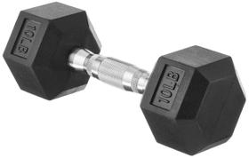 Haltere Amazon Basics Rubber Hex de 4,5 kg para exercícios