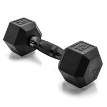 Haltere CAP Barbell 5,5 kg Revestido em Borracha Hexagonal 12 lb