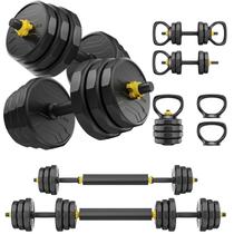 Halteres Ajustáveis FEIERDUN 22 kg Conjunto com 4 Modos Halteres Ajustáveis FEIERDUN 22 kg Conjunto com 4 Modos