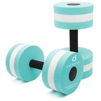 Halteres aquáticos HOXHA, conjunto de 2 exercícios aquáticos (ciano) Halteres aquáticos HOXHA, conjunto de 2 exercícios aquáticos (ciano)