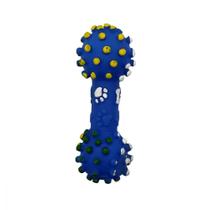 Halteres Cravo Azul 11,5 Cm Brinquedo Caes Pet Sap Pet