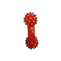 Halteres Cravo Vermelho 11,5 Cm Brinquedo Caes Pet Sap Pet