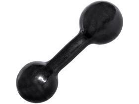 Halteres Emborrachado 10 KG Preto S10 - Acte Sports