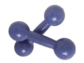 Halteres Emborrachado Peso 2Kg Lilas. - Exercise Sports