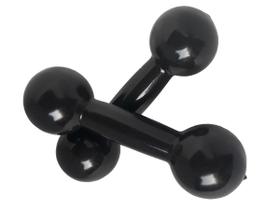 Halteres Emborrachado Peso 5Kg Preto. - Exercise Sports