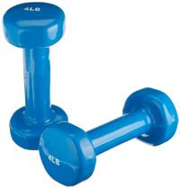 Halteres Sammons Preston Par de 1,8 kg com Revestimento em Vinil Halteres Sammons Preston Par de 1,8 kg com Revestimento em Vinil