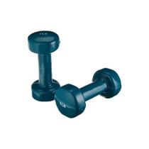 Halteres Sammons Preston Par de 3,2 kg com Revestimento de Vinil Halteres Sammons Preston Par de 3,2 kg com Revestimento de Vinil