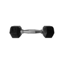 Halteres Sextavado Injetado com Pegada Cromada 2,0Kg Halteres Sextavado Injetado com Pegada Cromada 2,0Kg