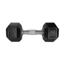 Halteres Sextavado Injetado com Pegada Cromada 8,0Kg Halteres Sextavado Injetado com Pegada Cromada 8,0Kg