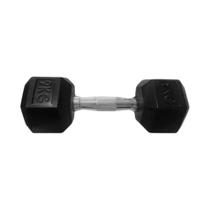 Halteres Sextavado Injetado com Pegada Cromada 9,0Kg Halteres Sextavado Injetado com Pegada Cromada 9,0Kg