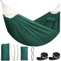 Hamaca Chihee de algodón suave para soporte 3 m x 1.5 m capacidad 300 kg