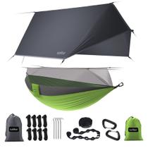 Hamaca de Camping Sunyear con Mosquitera y Lona Impermeable Hamaca de Camping Sunyear con Mosquitera y Lona Impermeable