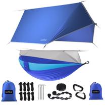 Hamaca de Camping Sunyear con Mosquitero y Toldo Impermeable