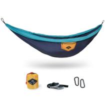 Hamaca de Camping WHTE MOSS Suparpine I con Cintas Azul Profundo