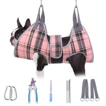 Hamaca de peluquería BEAUTYZOO para perros pequeños y gatos rosa Hamaca de peluquería BEAUTYZOO para perros pequeños y gatos rosa