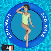Hamaca Inflable Acuática COOLWAVE para Fiesta en la Piscina Azul Hamaca Inflable Acuática COOLWAVE para Fiesta en la Piscina Azul