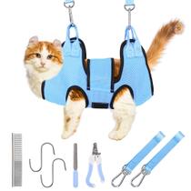 Hamaca para Aseo de Mascotas PatiencET para Gatos y Perros Pequeños con Accesorios