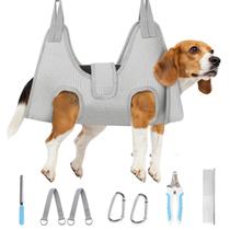 Hamaca para Aseo de Perros Suprema para Perros Grandes (Gris L)