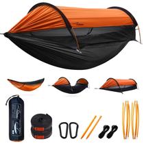 Hamaca Tienda de Camping Travel Bird con Mosquitera y Protector Solar, Extra Grande para 2 Personas, Hamacas Colgantes Ligeras con Cintas para Árbol, Tienda Bivvy para Tierra para Exterior, Senderismo y Viajes Hamaca Tienda de Camping Travel Bird con Mosquitera y Protector Solar, Extra Grande para 2 Personas, Hamacas Colgantes Ligeras con Cintas para Árbol, Tienda Bivvy para Tierra para Exterior, Senderismo y Viajes
