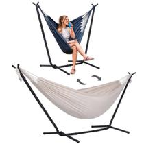 Hamacas SUNCREAT 2 en 1 Convertible Portátil Doble con Soporte