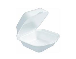 Hamburgueira CH-003 Isopor Para Hambúrguer Lanches Porções com 50 unidades