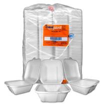 Hamburgueira De Isopor Delivery Ecommerce Restaurante Segurança Modelo H03 Grande Com 400 Unidades