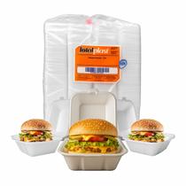 Hamburgueira De Isopor Delivery Lanchonete H03 Grande Com 100 Unidades Hamburgueira De Isopor Delivery Lanchonete H03 Grande Com 100 Unidades