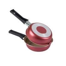 Hamburgueira Dupla Antiaderente 14cm Cereja Nacional