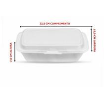Hamburgueira EPS 235X160X75mm - Totalplast TH-101 C/100 Unidades