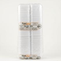 Hamburgueira Eps Branca de Isopor Descartável Total Plast Th 02 100 Unidades 146mm X 146mm X 68mm Hamburgueira Eps Branca de Isopor Descartável Total Plast Th 02 100 Unidades 146mm X 146mm X 68mm