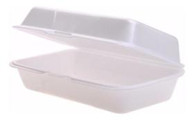 Hamburgueira isopor hot dog com 10 unidades 288x103x62mm Hamburgueira isopor hot dog com 10 unidades 288x103x62mm