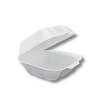 Hamburgueira th02 isopor para lanches fritas salada c/400un Hamburgueira th02 isopor para lanches fritas salada c/400un