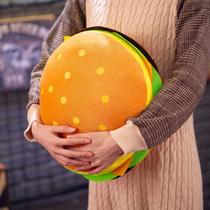 hambúrguer criativo brinquedo de pelúcia macio almofada de pelúcia acolchoado fofo hambúrguer menino presente de aniversário cmPlush Travesseiros (30cm)