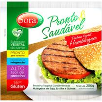 Hambúrguer Pronto de Proteína Vegetal Sora 200g - Sora Alimentos