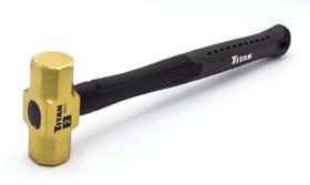 Hammer Titan 63216 0,9 kg Cabeça de latão Alça de fibra de vidro de 37 cm