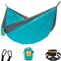 Hammock de acampamento Wise Owl Outfitters Double Blue & Grey 227 kg Hammock de acampamento Wise Owl Outfitters Double Blue & Grey 227 kg