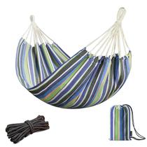 Hammock JoyView Brazilian para pessoa solteira azul e verde