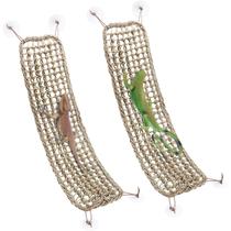 Hammock Silkfly Bearded Dragon Lizard Réptil 30x7cm 2 peças