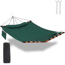 Hammock TEGERDEGER Barra de madeira dura em forma de V de 3,7 m para 2 pessoas