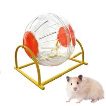 Hamster Ball gutongyuan Silent com suporte de 15 cm de diâmetro laranja