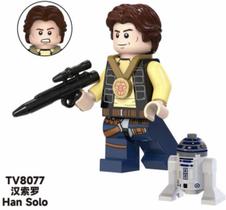 Han Solo and R2D2 - Star Wars - Minifigura De Montar