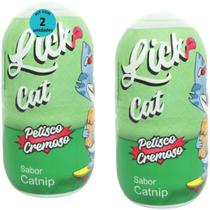 Hana Lick Cat Sabor Catnip 40G Petisco Cremoso Gatos Kit 2 - Hana Healthy Life