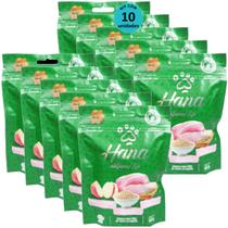 Hana Natural Life Batata Doce Quinoa Frango 80g Para Cães Adultos Kit Com 10 Um