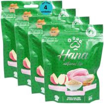 Hana Natural Life Batata Doce Quinoa Frango 80g Para Cães Adultos Kit Com 4 Un