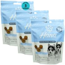 Hana Puppy Growth Suporte ao Crescimento 80g Snacks Para Cães Filhotes Kit C/ 3 un
